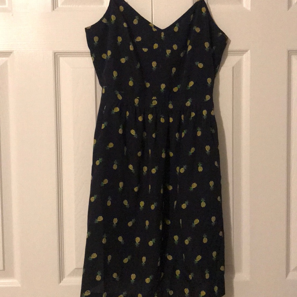 Navy pineapple dress